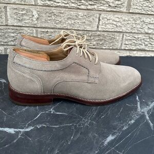 Johnston & Murphy Derby Mens 8  Brown Lace Up Almond Toe Casual Leather